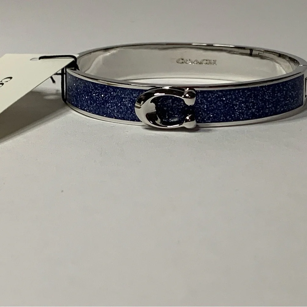 Brand New with Tags COACH Signature ‘C’ Logo Hinged Bangle Bracelet - Picture 10 of 10